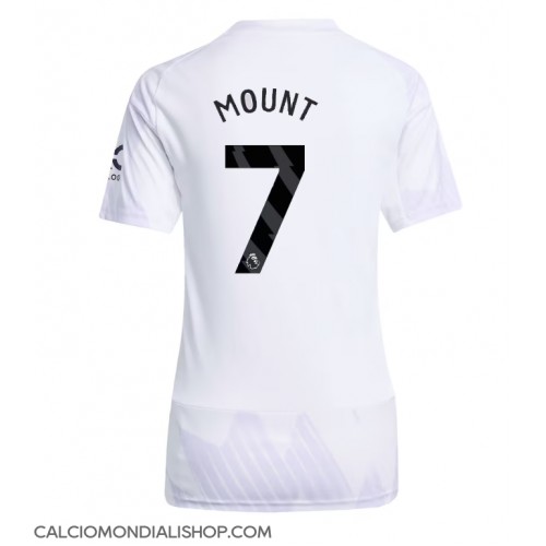 Maglie da calcio Manchester United Mason Mount #7 Seconda Maglia Femminile 2025-26 Manica Corta